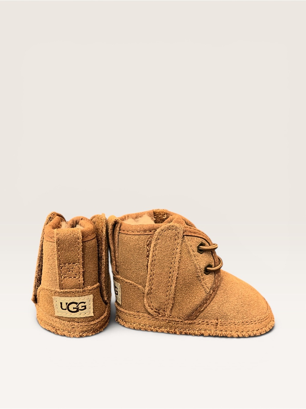 UGG Mini Chestnut Suede Baby Booties